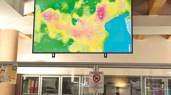Inquinamento: la prevenzione nella sala d’attesa